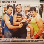 Bharath Instagram – Buddies forever !!! Fitness freaks 💪🏻💪🏻💪🏻😀