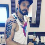 Bharath Instagram - Tatoo love !!!! Sleepy pic though 😂