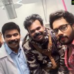 Bharath Instagram - Nite shoot with "p" personalities .. Power and prem !!!#simba diaries 😆