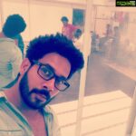 Bharath Instagram - Hazzzy smoke .. Nite shoot #simba .. Tired but fun 😄