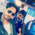 Bharath Instagram - Yapping around in the bus !! Final match of Ccl vs Kerela !! Hoping fr the best ..