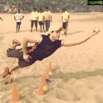 Bharath Instagram - Tats some serious dive !! #ccl hardcore practice 😀