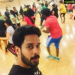 Bharath Instagram - Aerobics fever at o2.. Phew !!! Loving it though 😄
