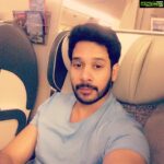 Bharath Instagram - Sleepy eyes / damn tired !!! Hate these Mrng flights😕.. En route Dubai !!