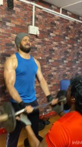Bharath Instagram - Trust the process !! Into my 3rd week transformation and yes I’m addicted to bettering myself. 💪🏻✌️ @siva.worldgym #instagood #instagram #transformation #progress #viral #reels #fitness #neverquit #dontcompareyourself #dream #actorslife #gym #staymotivated #dontcare #positivevibes