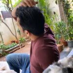 Bharath Instagram – Me time with nature and my 🐶 cuties!!