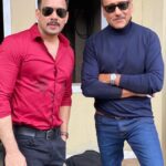 Bharath Instagram – Happy birthday dada !! @apnabhidu  #hbdjackieshroff #bollywood #bindaas #radhe #fun