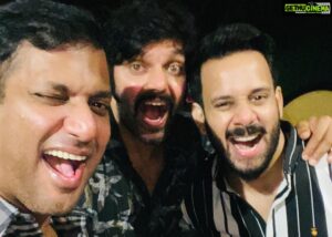 Bharath Instagram - Such lovely moments and perfect reunion after donkey years 😀#bestfriends #smile #reunion #vishal #shaam #abdullah