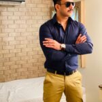 Bharath Instagram - Act as if what you do makes a difference. It does- William smith. Last few days of #radhethemostwantedbhai #vanity #moustache #actorslife🎬 Nd's Film World