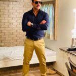 Bharath Instagram - Act as if what you do makes a difference. It does- William smith. Last few days of #radhethemostwantedbhai #vanity #moustache #actorslife🎬 Nd's Film World