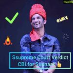 Bharath Instagram - Finally !! Big ray of hope for justice !! #cbiforssr !!