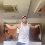 Bharath Instagram - Stick and Thera band !!! No excuses 💪🏻😀#strengthtraining #obliques #loveforworkout #stayfit #stayhappy