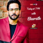 Bharath Instagram - Going live tonight at 7pm on Indiaglitz insta page !! Hoping to talk to u all soon !! 😀