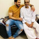 Bharath Instagram - No matter how many birthdays go by, I will always be the little boy who u taught to fly and fight in this world . Happy birthday Appa . Love u always 😘#myrealhero #dadlove