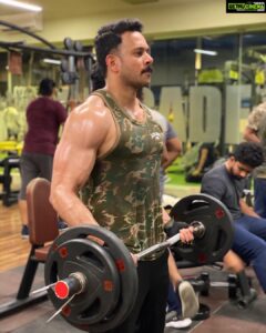Bharath Instagram - Peaking it high !!💪🏻😀#mondaymotivation #fitnesslove #gym #biceps