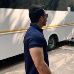 Bharath Instagram - Beguiled filled with delight and wonder to start shooting at the prestigious Mehboob studios. Hard work works harder than luck!#radhe#radheeid2020 Mehboob Studio