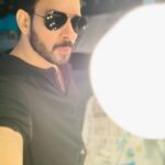 Bharath Instagram - 💡 😎.#blacklove #actorslife #shooting Thanjavur