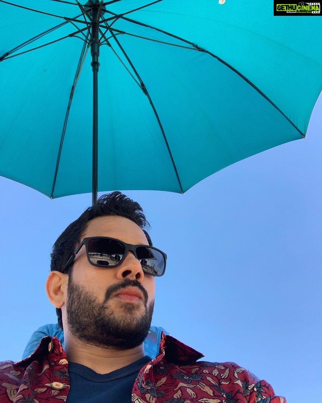 Bharath Instagram - A much needed property at this point behind my back saving my a** !! My saviour !! And itβs 34 degrees π€¦π»ββοΈπ Tiruverkadu