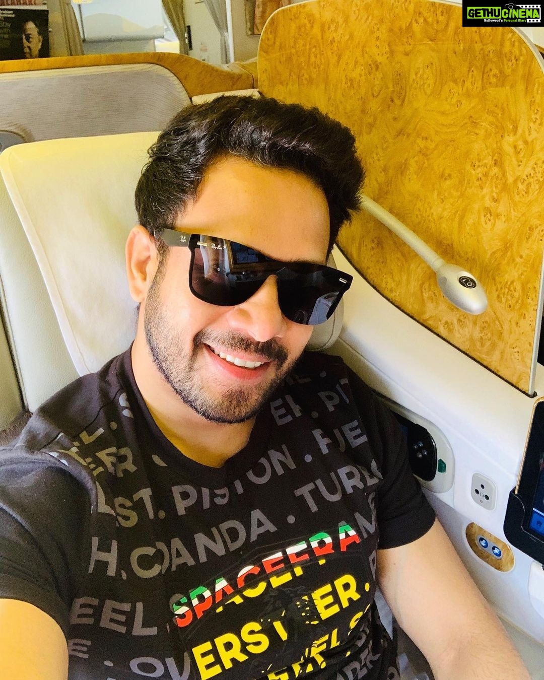 Bharath Instagram - #travelling #smiles #dubai #actorslife #positivity Chennai International Airport