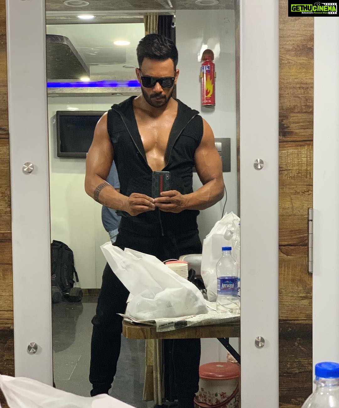 Bharath Instagram - #black #work #photoshoot #actorslife