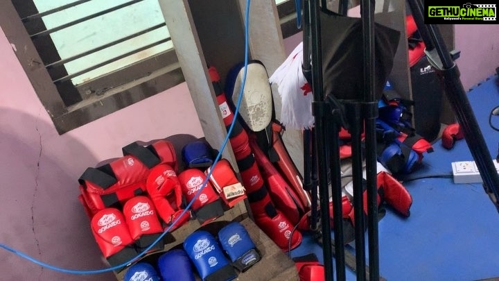 Bharath Instagram - Satisfying day so far performing some hardcore training shots for movie “6hours” . #malayalam #shooting #actorslife #training Trivandrum, India