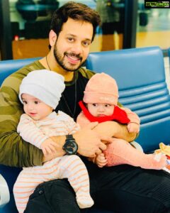 Bharath Instagram - Missing my munchkins !!! Happy Sunday all 😀😘#sunday #family #boys