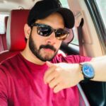 Bharath Instagram – Consequences of boredom !! Result = This insta pic 😷🤪😂 #drive #pose #selfie