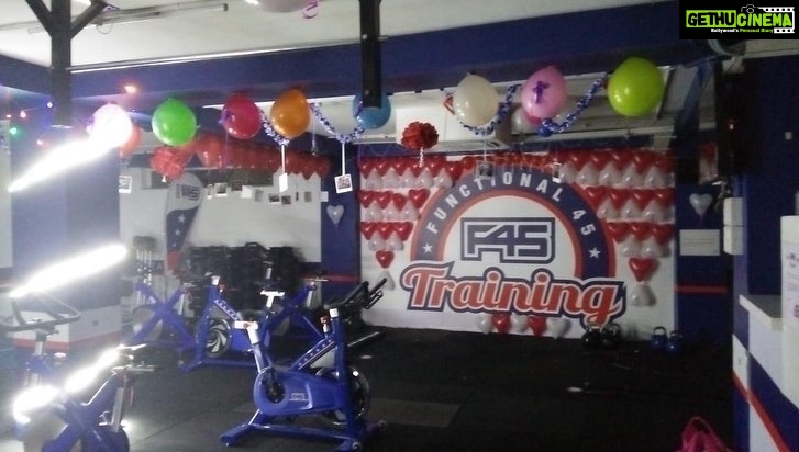 Bharath Instagram - Congrats F45 on second anniversary !! The place where fitness and fun merges !! 💪🏻😀