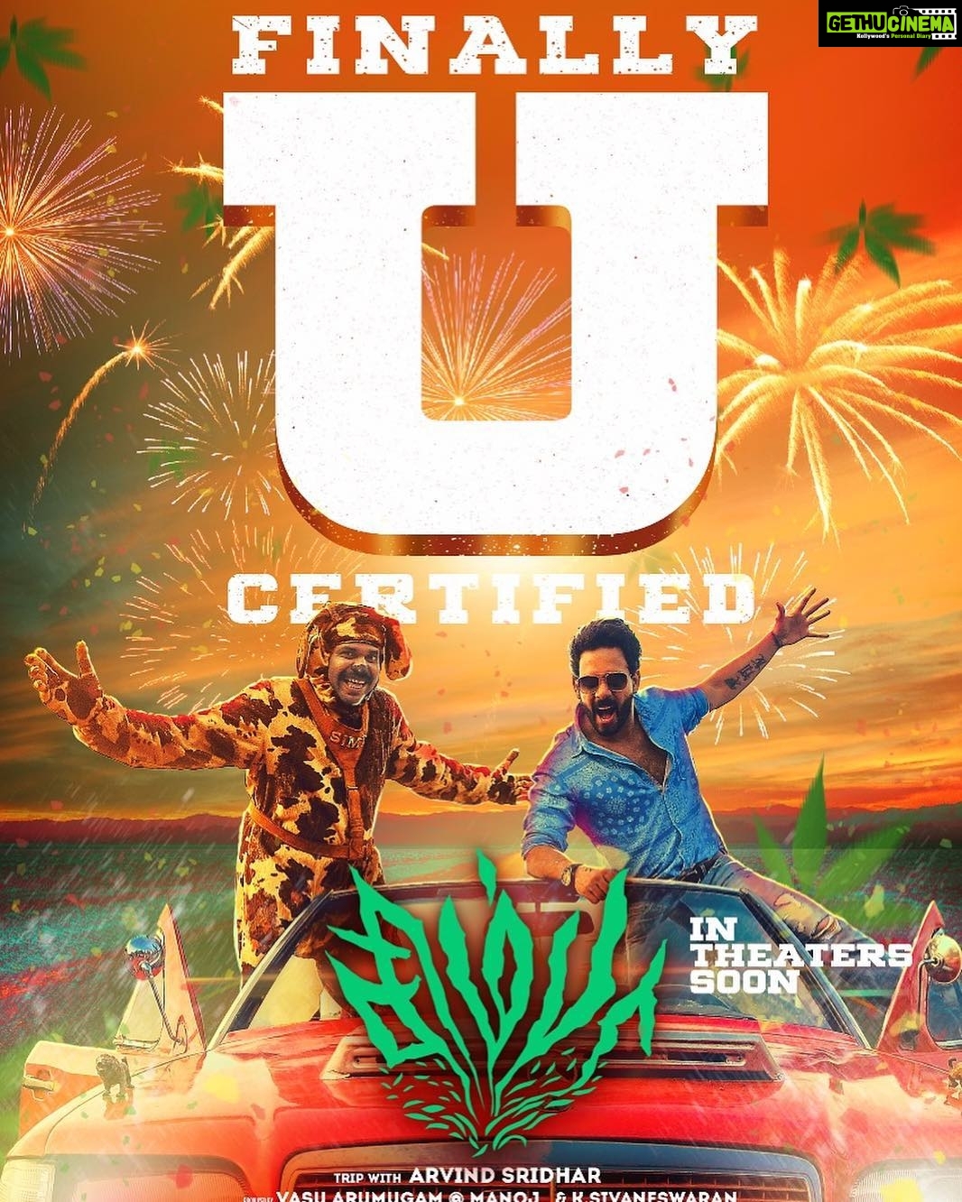 Bharath Instagram - A clean āUā certificate !! Perfect stoning black humour flick !! Teaser 2 to be released this month 29th !! š