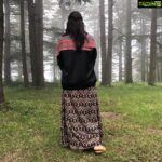 Bhumika Chawla Instagram - Feel the peace in the silence of the woods .... Bombay now Mumbai ... When I left Chail I thought I would really miss it ... Just as I landed here .... I realise This city doesn’t give you time to think ... it’s all consuming ... though now as I sit and See this photo , I can feel what I felt at that moment ... fleeting moments when you stand still in Big Cities is when you realise the value of silence and nature ... and then you hit the road again ... city life