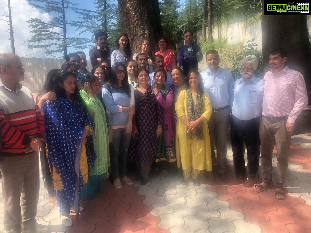Bhumika Chawla Instagram - Whenever you see darkness , there is extra opportunity .🙏 After the darkness there’s light After the silence there’s a deep understanding 🙏 God shows us the way ... As part of my birthday celebrations , one got the opportunity to celebrate with the kids of SCHOOL FOR CHILDREN WITH SPECIAL ABILITIES ... in DHALI - SHIMLA with 140 kids and staff . Had organised lunch for the kids , while we had lunch with the principal of the school ., the few hours spent there were enriching .. truly proud to meet the teachers and the principal , the kind of people who do get better job opportunities in bigger cities with more money but choose to live for humanity and inner peace ... to avoid the race of life and dedicate to being there whole heartedly for these kids . The kids sang so beautifully , soulful . One would have loved to put the photos that One has with the children but because of the respect for the privacy of these children and also because the principal mentioned not to do so ... one refrains from sharing those beautiful photos Year 2019 birthday , well celebrated with these special children and wonderful teachers 🌸