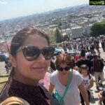 Bhumika Chawla Instagram - A while ago while in Paris Overlooking the city of Paris 🌸