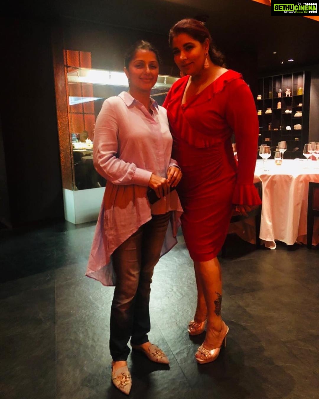 Bhumika Chawla Instagram - At Masala Library in Dubai ... good food