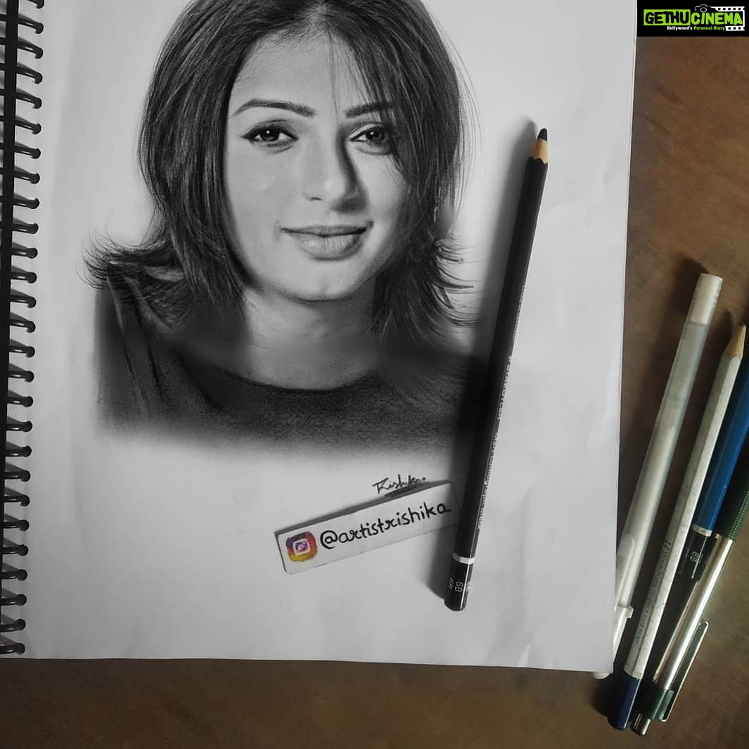 Bhumika Chawla Instagram - Thank you artistrishika 😊🌸