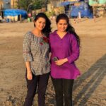 Bhumika Chawla Instagram - On the beach ... Spending time with sister ...