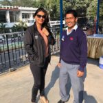 Bhumika Chawla Instagram - In Calcutta after years # feels so nice to go back to the Army area where we lived a long time ago ... with one of the serving staff there ... A walk down the memory lane in the Army Club ...