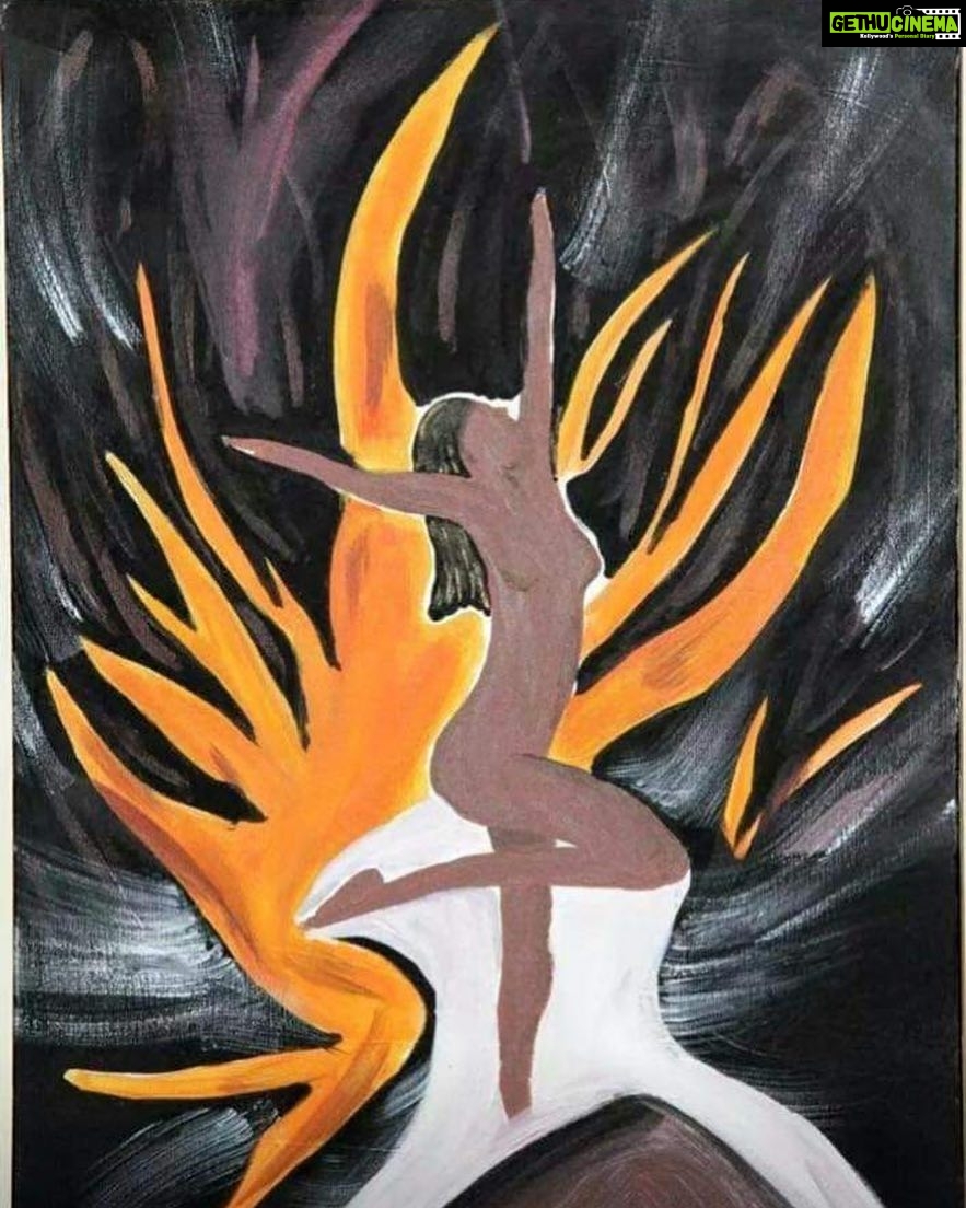 Bhumika Chawla Instagram - .... painting ....