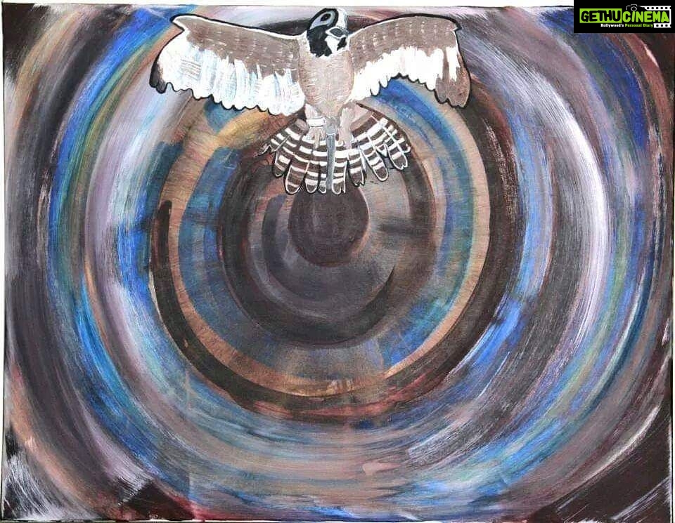 Bhumika Chawla Instagram - Another painting ... #