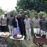Bhumika Chawla Instagram - With the wonderful staff of Ngorongoro lodge . Thanks for such warm hospitality . 🌻
