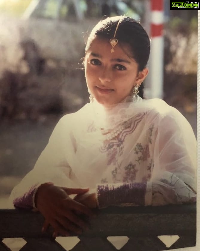 Bhumika Chawla Instagram - This photo was taken in my 10th standard # While in Deolali a very small Artillery Station # Fondly remember the good old School days . Life in a small town # the best two years in the that station #