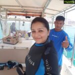 Bhumika Chawla Instagram - Finally two months after having done Scuba Diving # am sharing with you all . Felt so special each moment that it was like a treasure # and I didn't want to share it then # and now it feels like a dream# keep challenging yourself # that's part of your growth