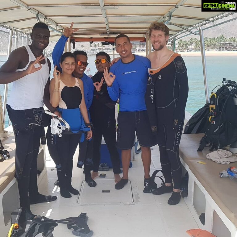 Bhumika Chawla Instagram - Finally two months after having done Scuba Diving # am sharing with you all . Felt so special each moment that it was like a treasure # and I didn't want to share it then # and now it feels like a dream# keep challenging yourself # that's part of your growth