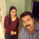 Bhumika Chawla Instagram – A photo with my Co star Naren during the shooting of U TURN – #