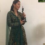 Bhumika Chawla Instagram - Thank you Zee Apsara awards for giving me the The Best Supporting Actress Award for MCA # god is kind # 🙏