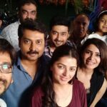 Bhumika Chawla Instagram - With the team of mynTelugu - Tamil film - U Turn # Director Pawan , Narain , Samantha Akkineni , Adhi