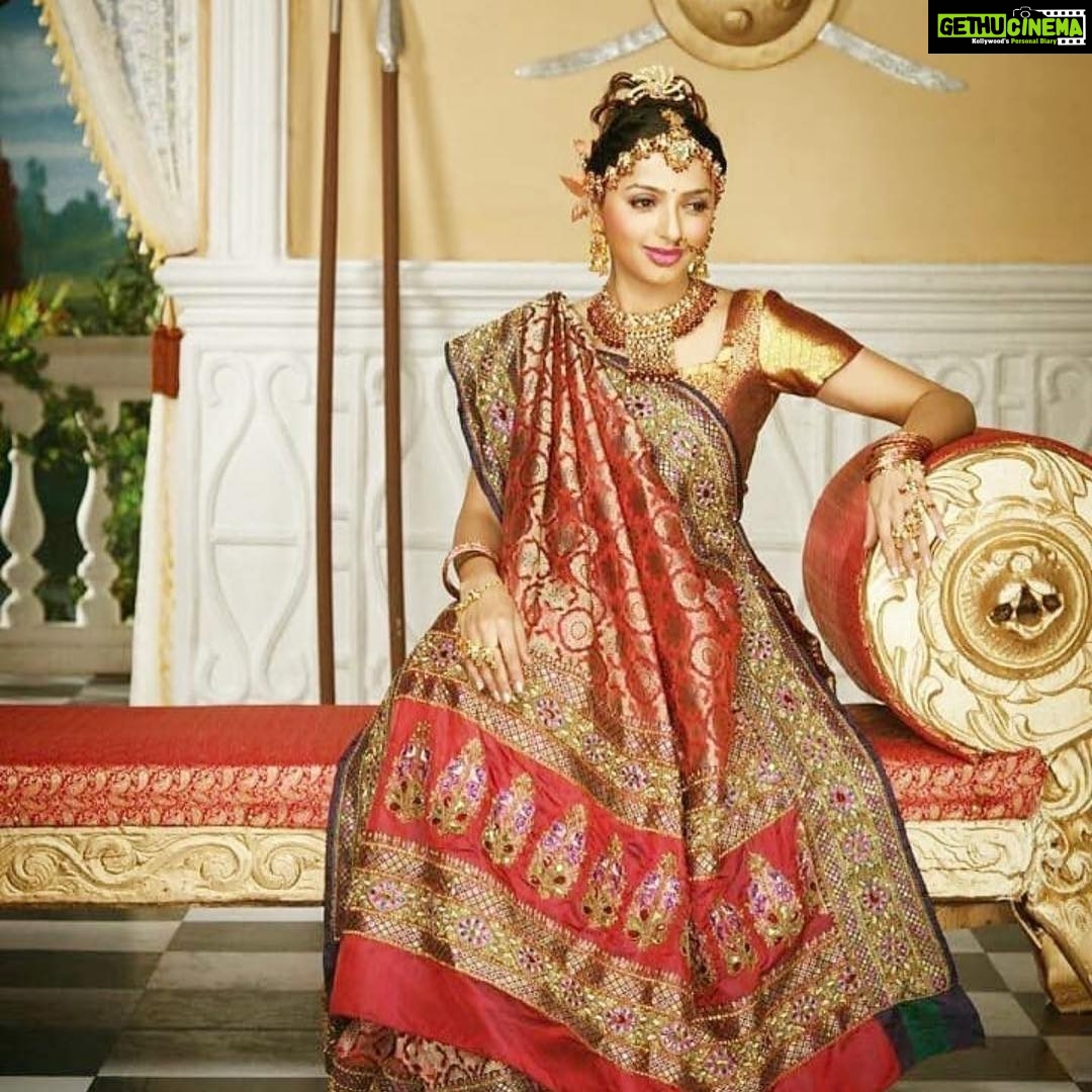 Bhumika Chawla Instagram - A shoot done for Sarvanna Silks a long long time ago #