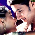 Bhumika Chawla Instagram - Okkadu # Mahesh Babu and Me # a still from the song # a project I have great memories of #