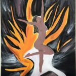 Bhumika Chawla Instagram - A painting I had made a few years ago #in Dubai #