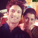 Bhumika Chawla Instagram - Last day of shoot of M S Dhoni # with Sushant Singh Rajput
