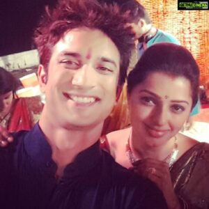Bhumika Chawla Instagram - Last day of shoot of M S Dhoni # with Sushant Singh Rajput